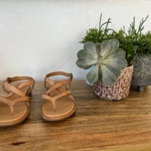 Kork-Ease Yarbrough Flat Sandal - Tan - Sz 8